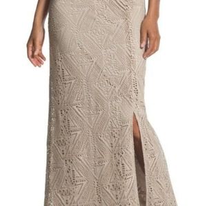 Chico's crochet maxi skirt